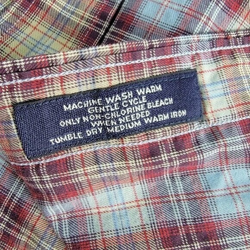 Daniel Cremieux Classics Plaid Button Down Shirt Men's Large Long Sleeve Cotton - Picture 10 of 12
